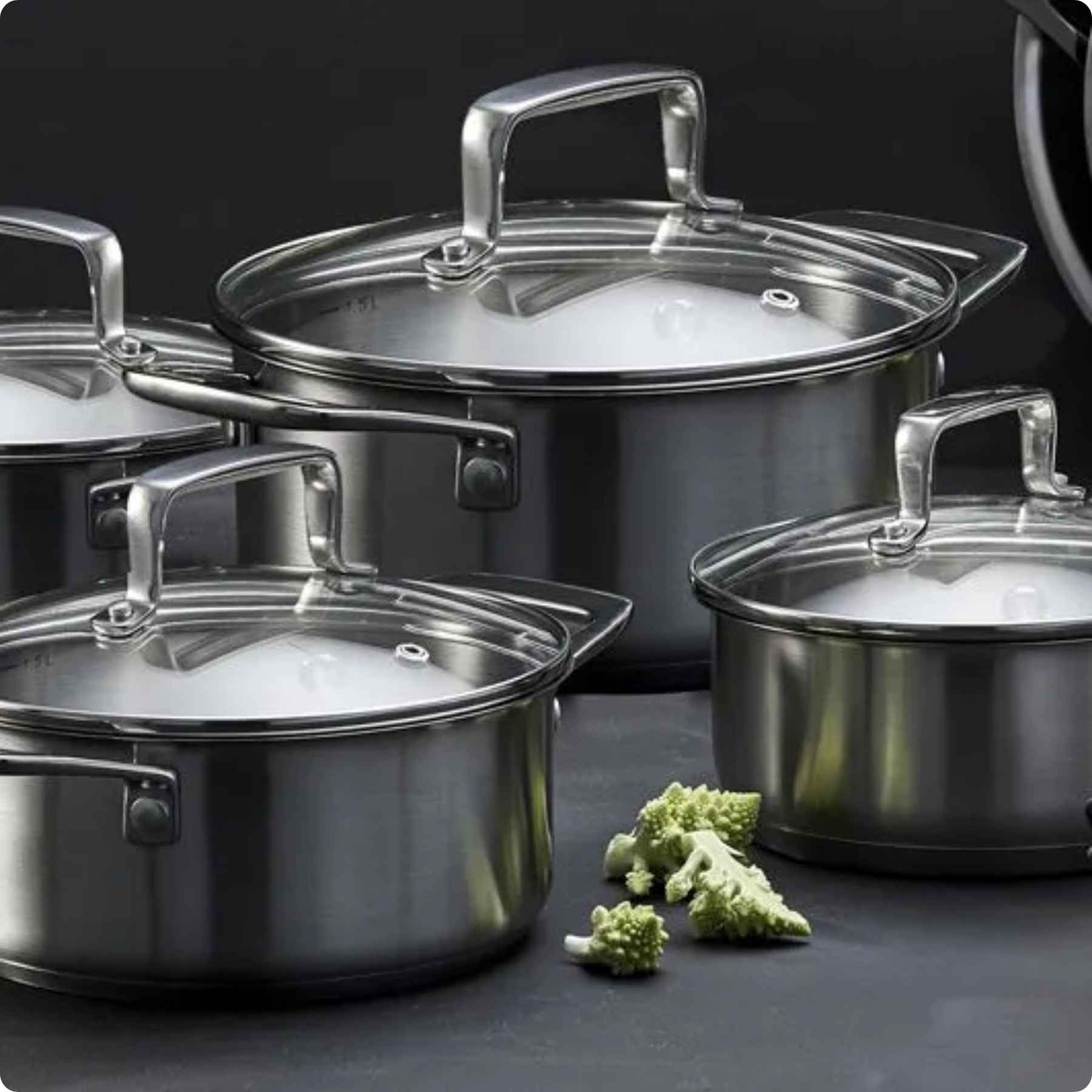 Morsø 79NORD Grydesæt 8 dele stål