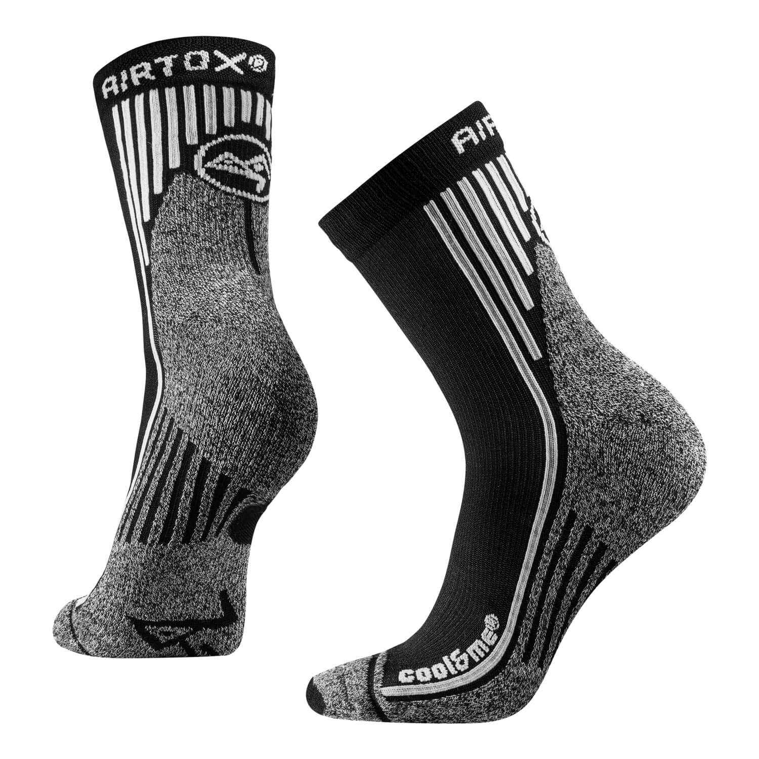 Airtox Socks Sort/grå