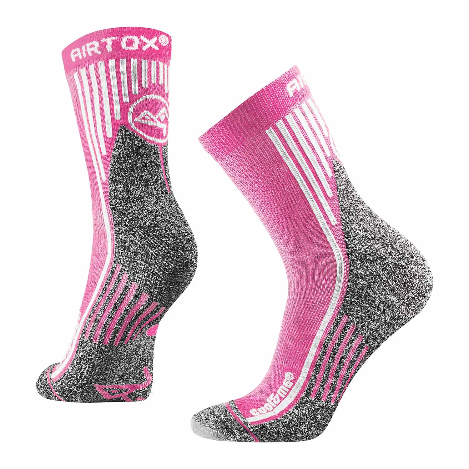 Airtox Socks Lyserød/grå