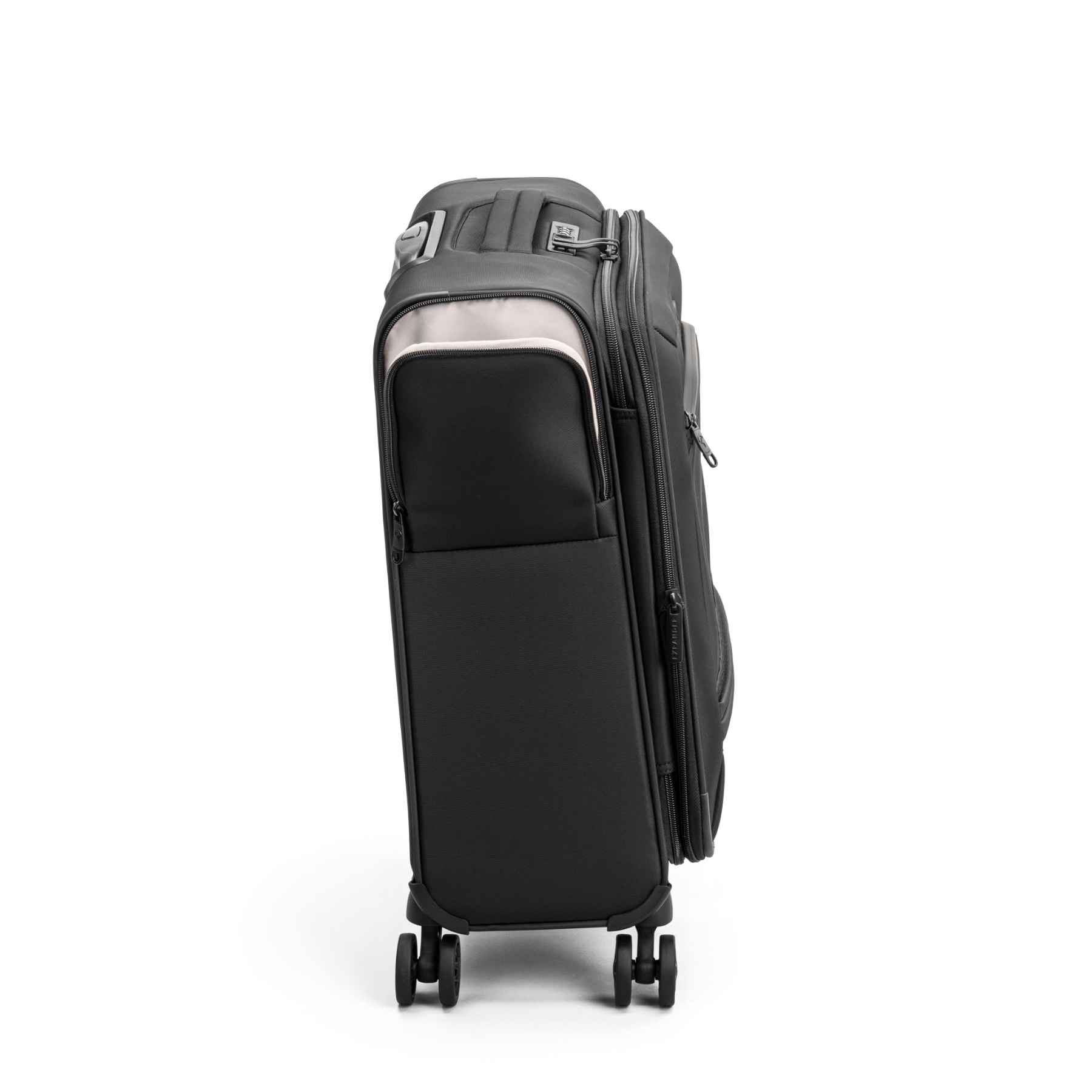 Carlobolaget - Boarding, kabinkuffert 55 cm 4 hjul 55 x 40 x 20 (+3) cm Sort