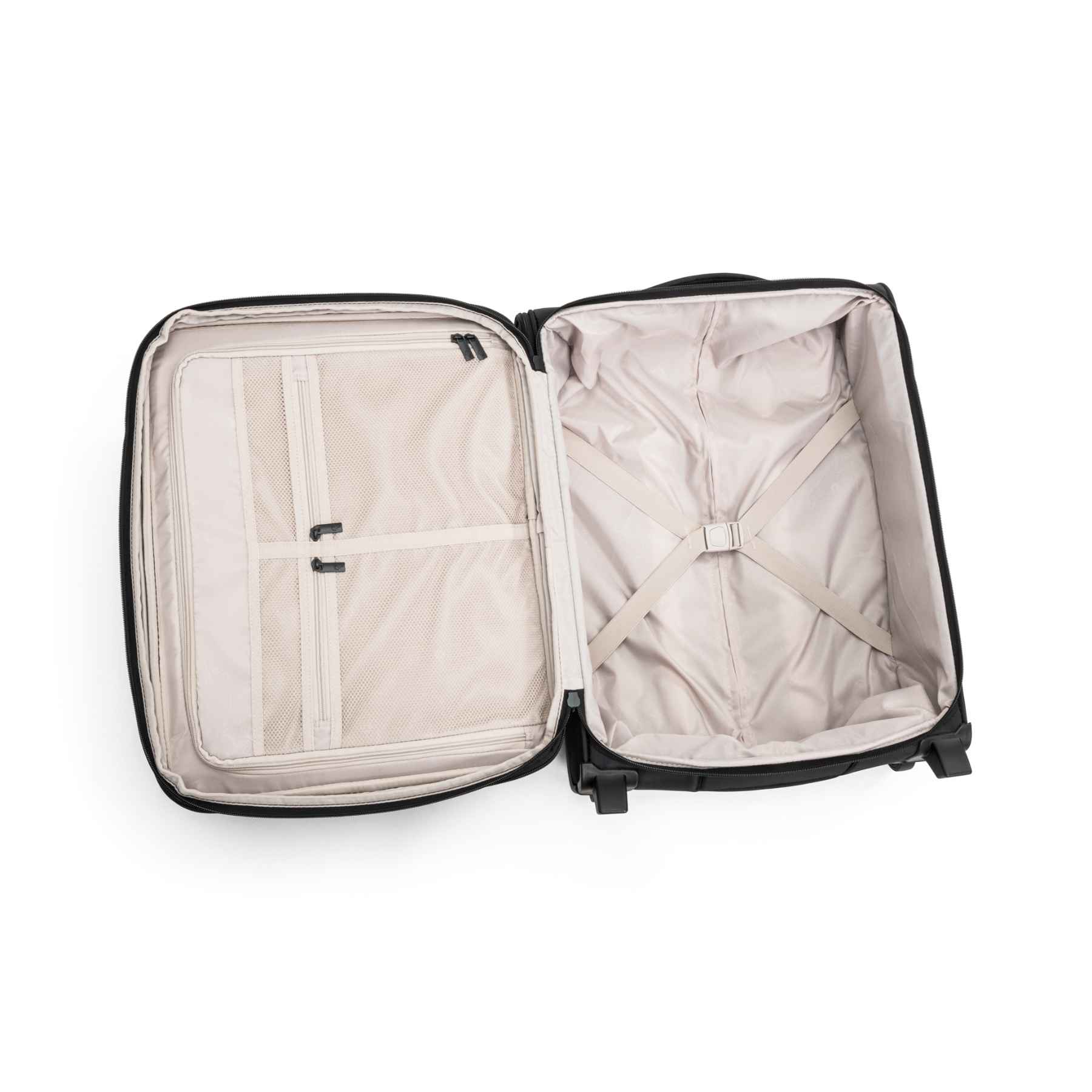 Carlobolaget - Boarding, kabinkuffert 55 cm 2 hjul 55 x 40 x 20 cm Sort