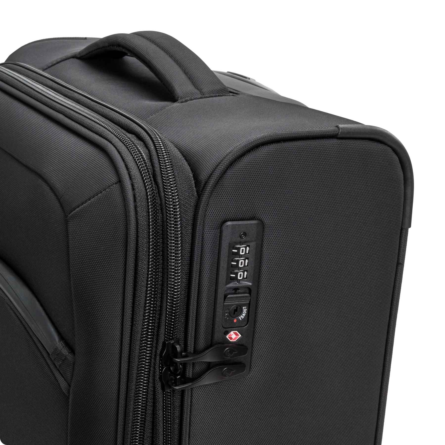Carlobolaget - Boarding, kabinkuffert 55 cm 2 hjul 55 x 40 x 20 cm Sort