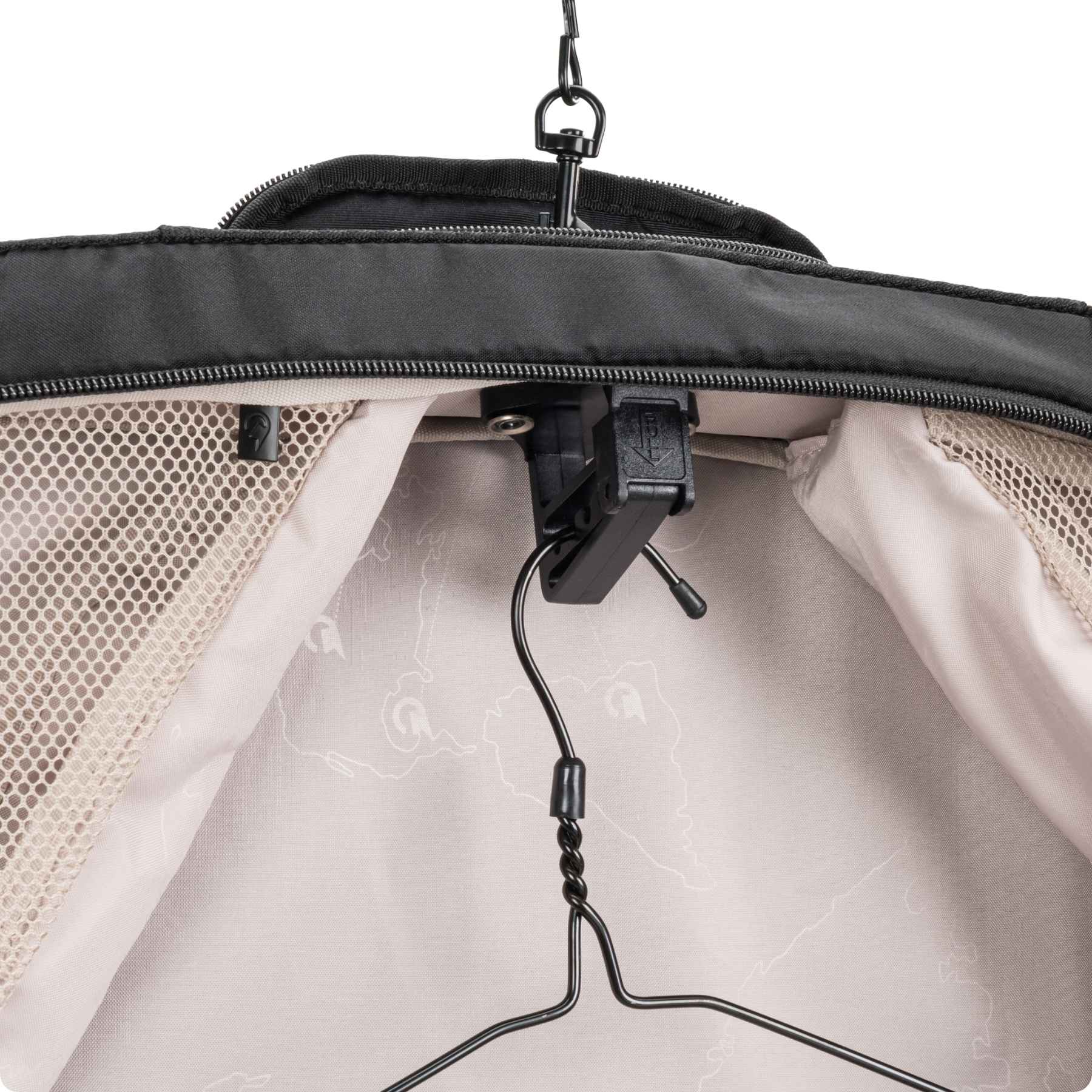 Lounge, rejsegarderobe 54 x 40 x 11 cm, 48 L | 1,8 Kg Sort