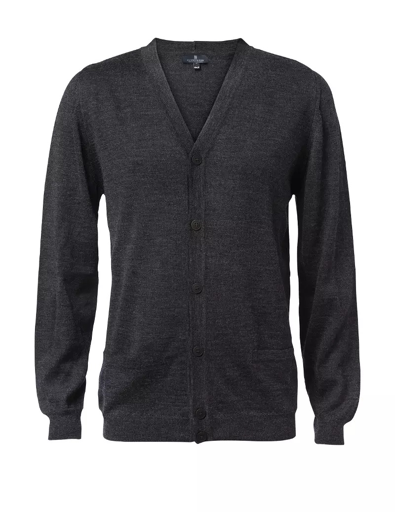 Clipper - Copenhagen Cardigan V Neck Buttons Slim Fit, Herre