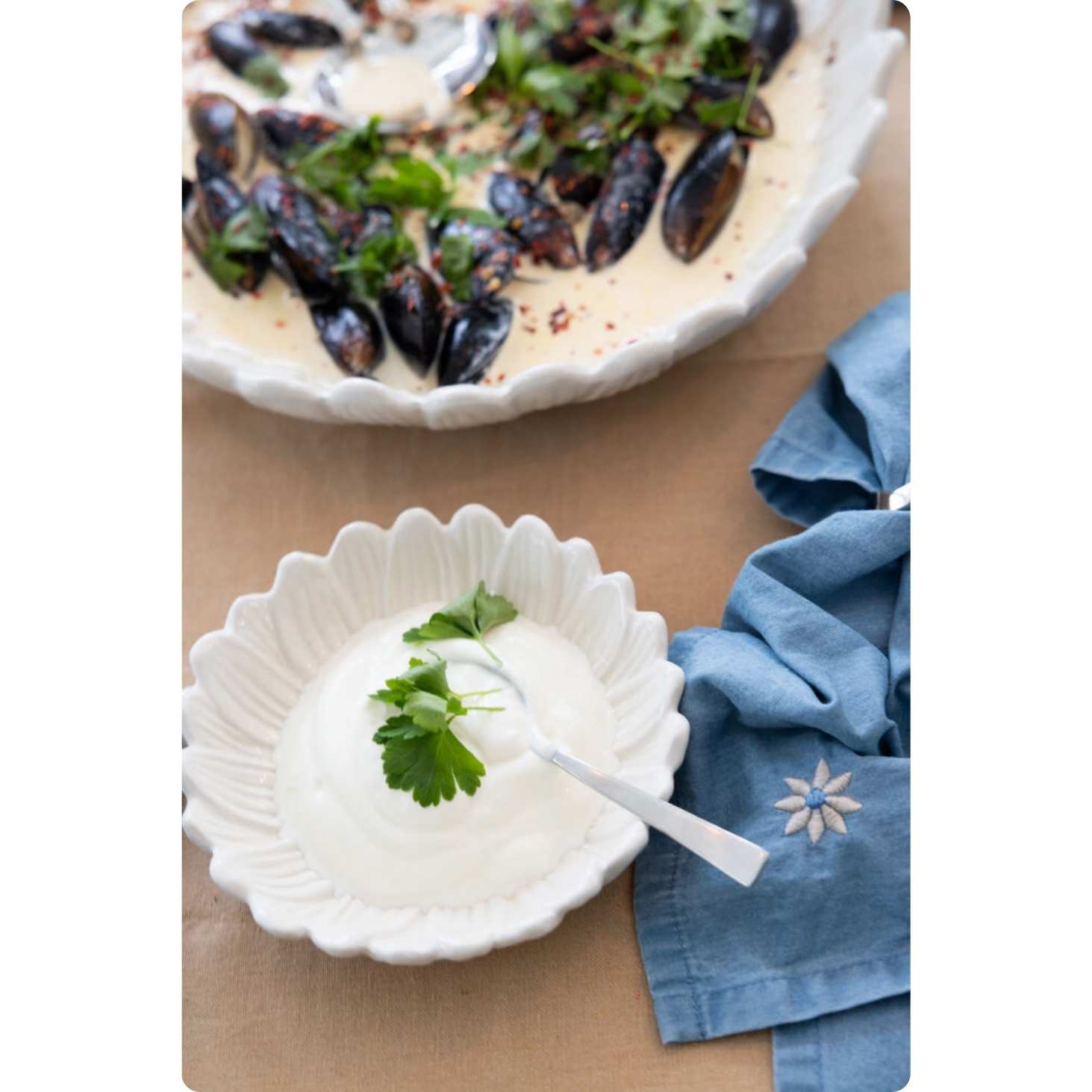 Sagaform Dagny Tallerken og skåle sæt – Hvid