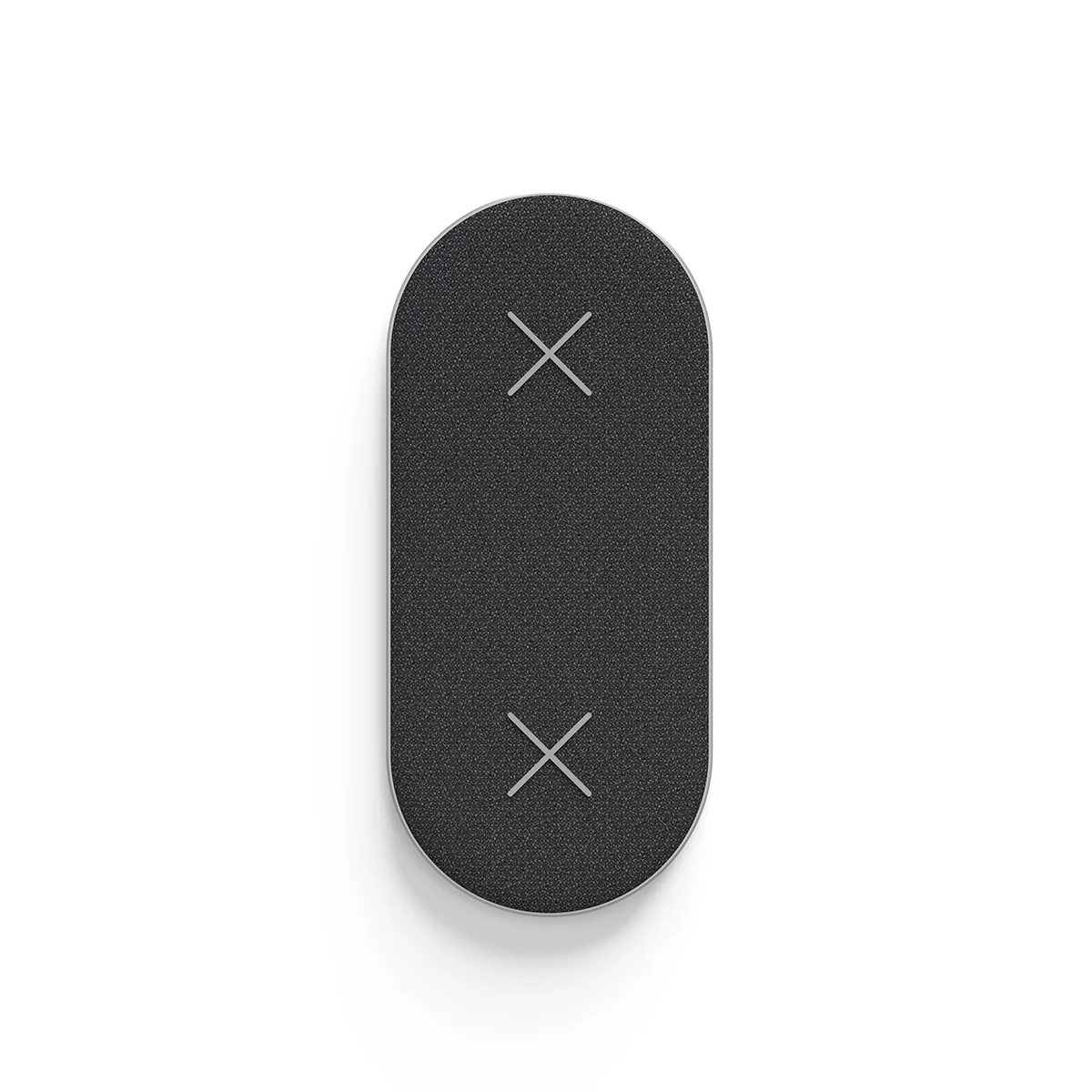 CHARGEit Dual Dock Care Black + Go Wood