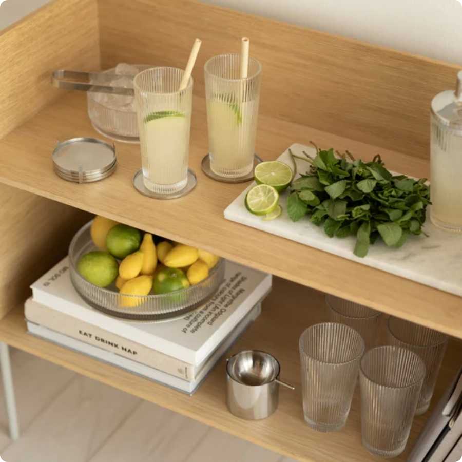 Pilastro cocktailsæt – shaker, 12 glas & tapas
